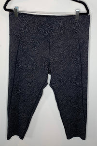 Black and Grey Spotted Leggings