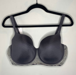 Grey Bra with Lace Band