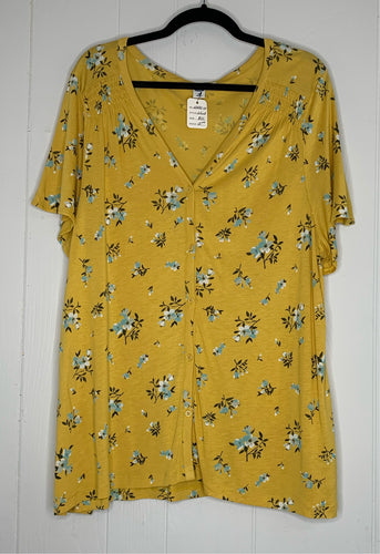 Yellow Floral T-Shirt