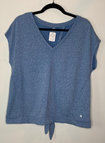 Blue Mottled Workout Shirt
