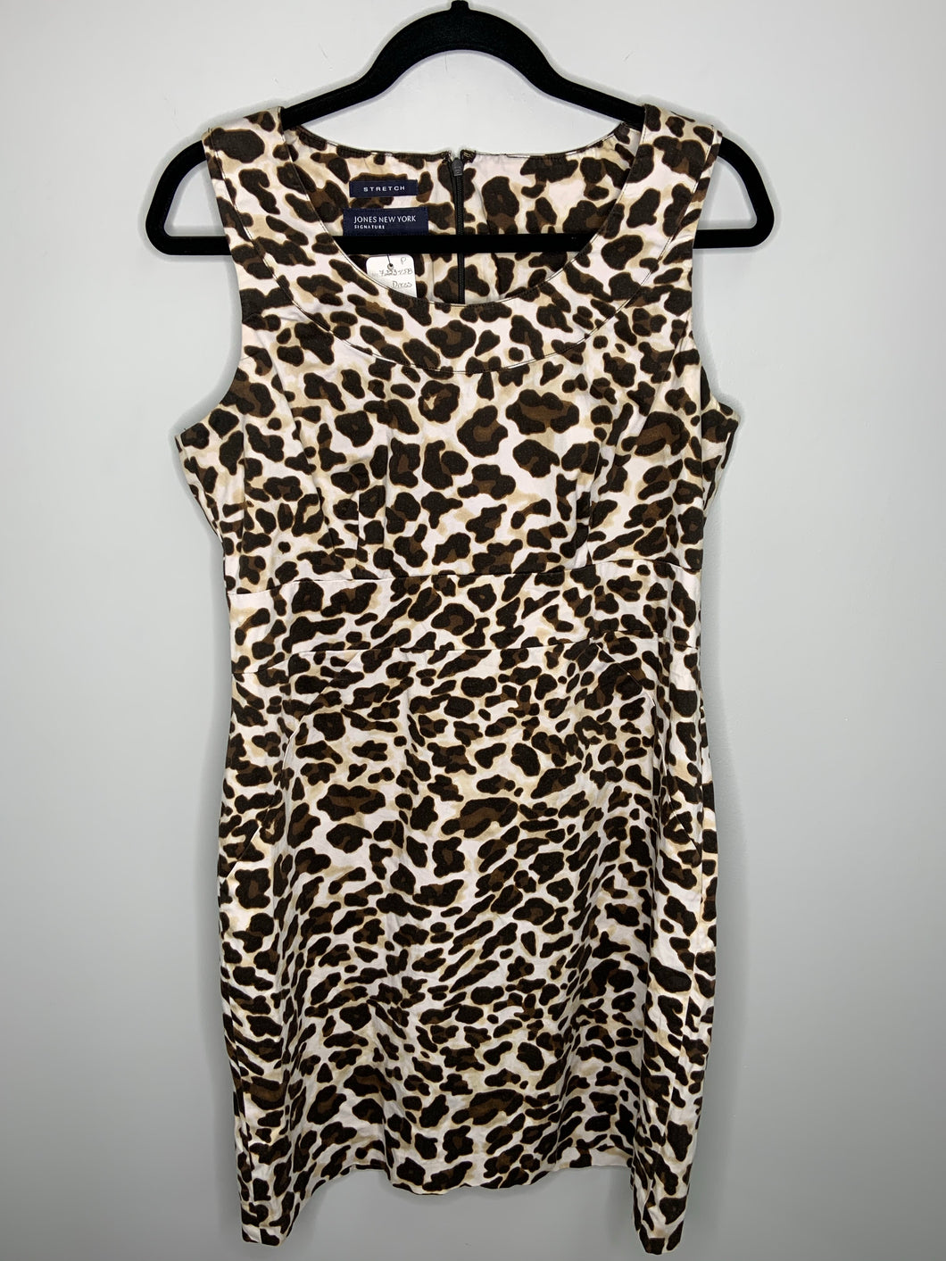 Light Leopard Print Sheath Dress