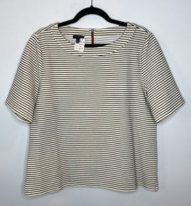 Black and White Striped Shirt