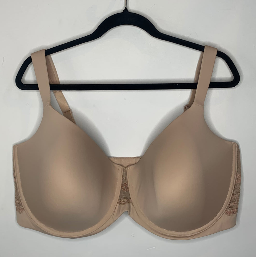 Beige Bra with Lace Details