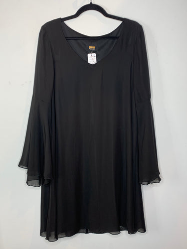 Black Bell Sleeve Dress