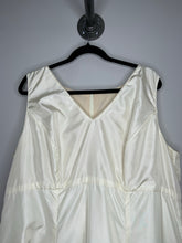 Load image into Gallery viewer, Ivory A-Line Dress with Faux Pearl Neckline