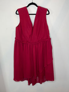 Red Sleeveless Dress