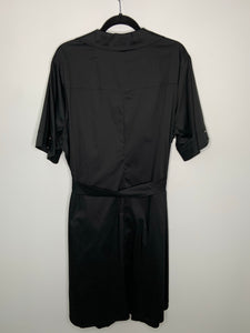 Black Belted Utility Dress