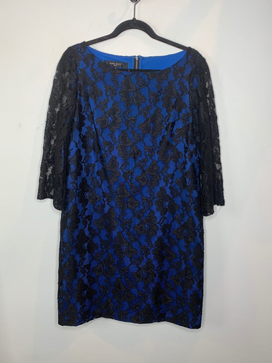 Blue and Black Lacy Dress