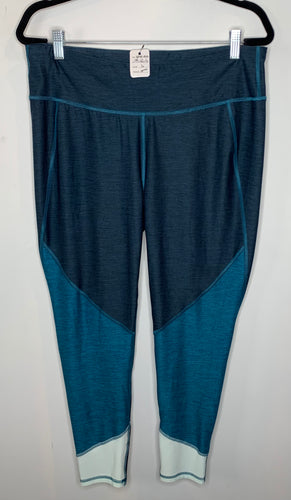 Multi-Toned Blue Workout Leggings